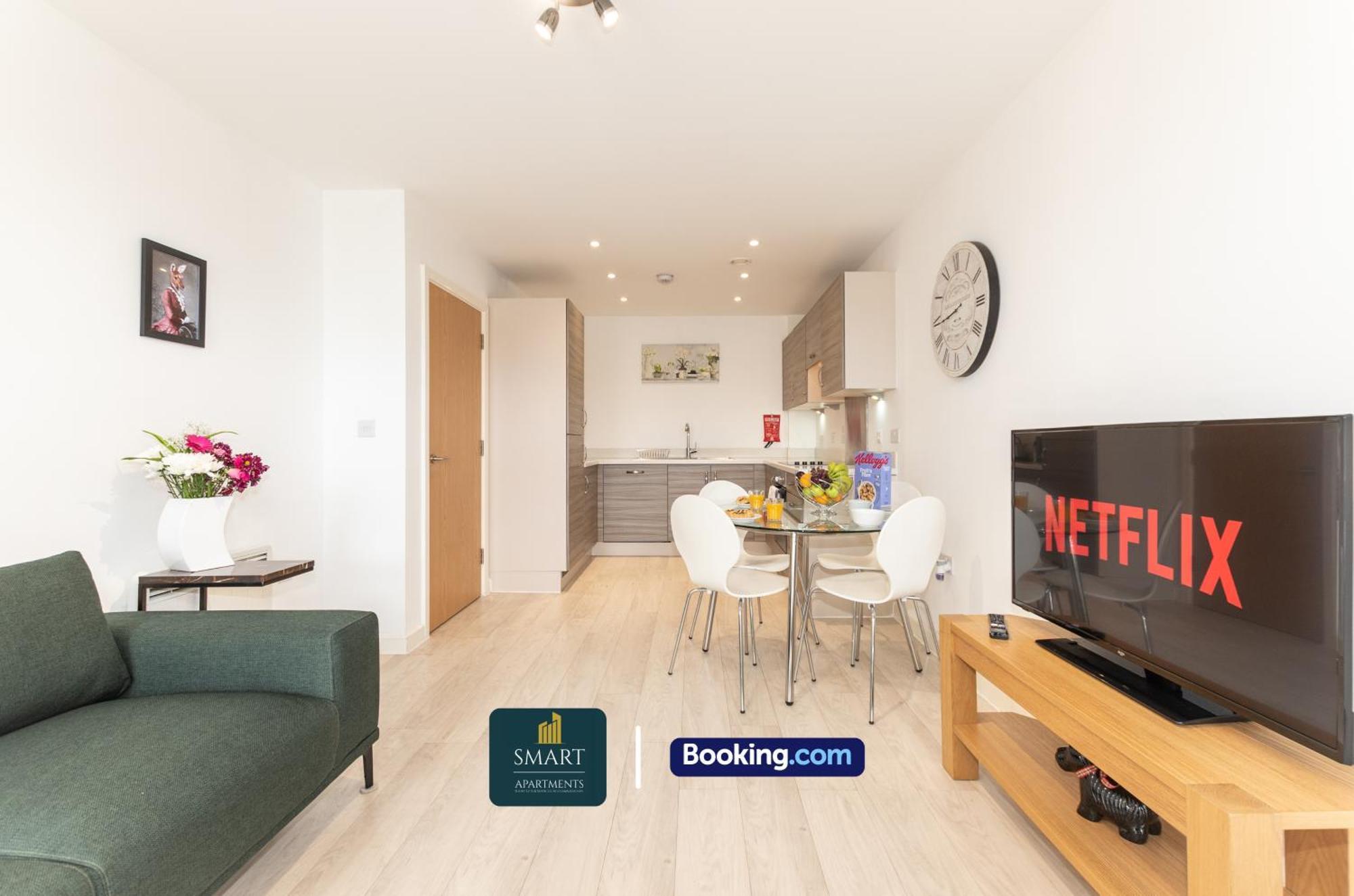 Spacious City Center Apartment By Smart Apartments Short Lets & Serviced Accommodation Apartment Southampton With Free Wifi Exteriör bild