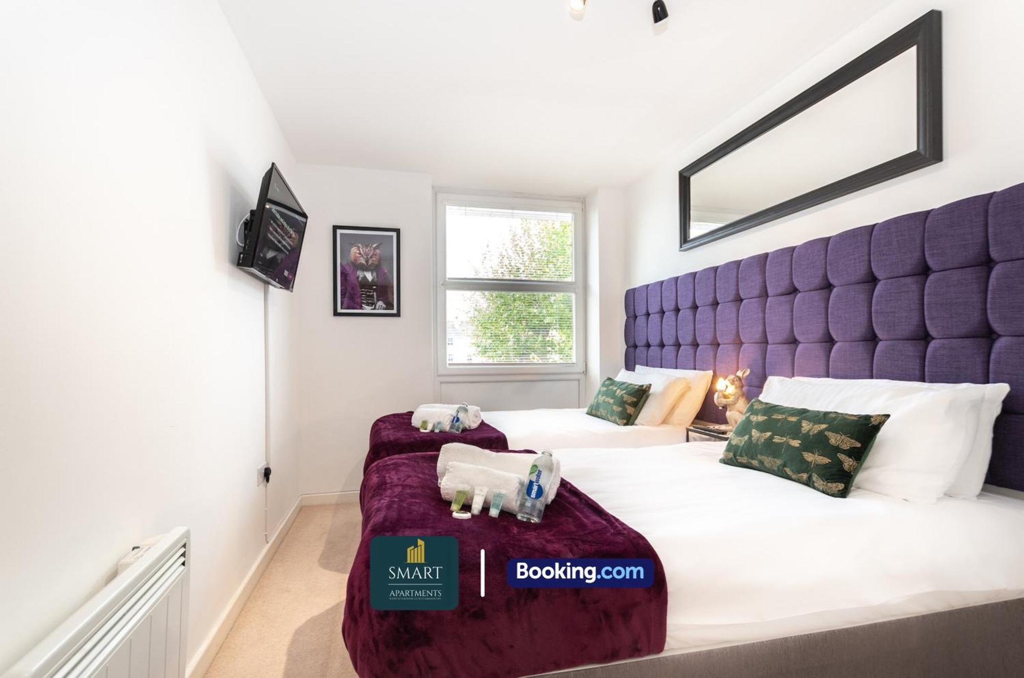 Spacious City Center Apartment By Smart Apartments Short Lets & Serviced Accommodation Apartment Southampton With Free Wifi Exteriör bild