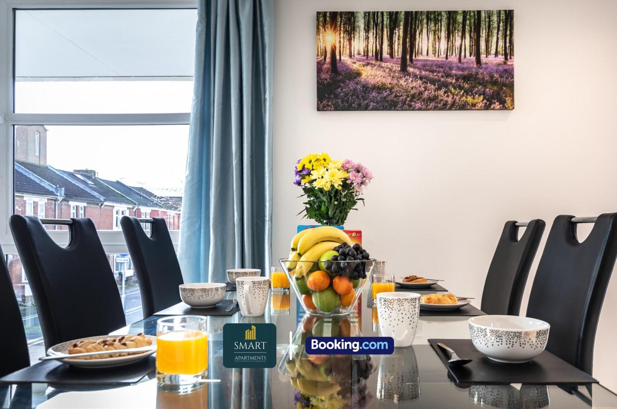 Spacious City Center Apartment By Smart Apartments Short Lets & Serviced Accommodation Apartment Southampton With Free Wifi Exteriör bild