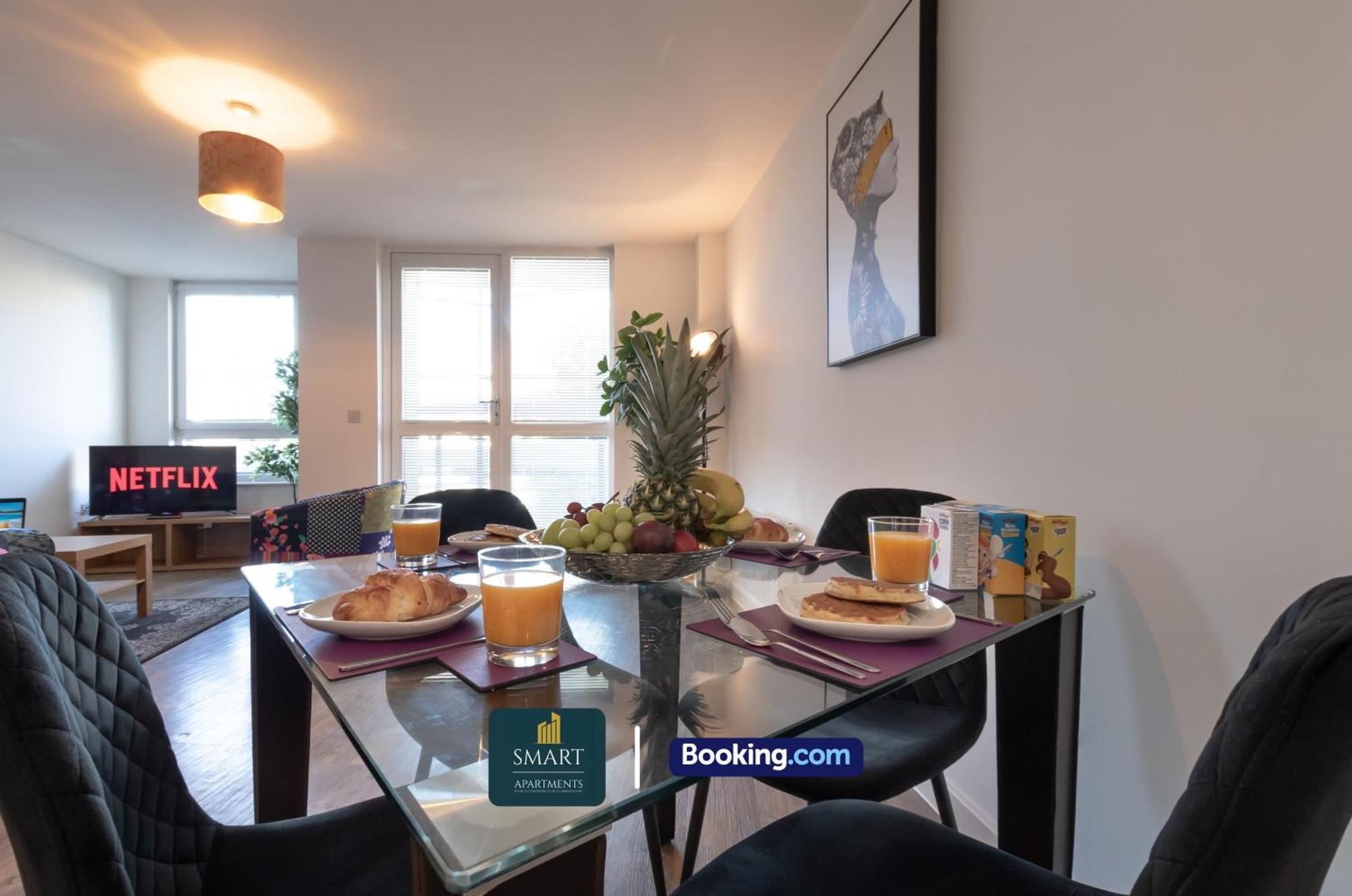 Spacious City Center Apartment By Smart Apartments Short Lets & Serviced Accommodation Apartment Southampton With Free Wifi Exteriör bild